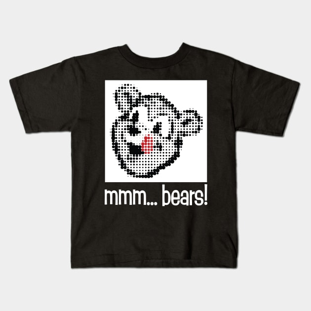 mmm... bears! dark shirt Kids T-Shirt by Eugene and Jonnie Tee's